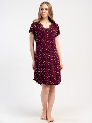 Купить Ночная сорочка из вискозы с коротким рукавом VIENETTA 5120621327 в Украина