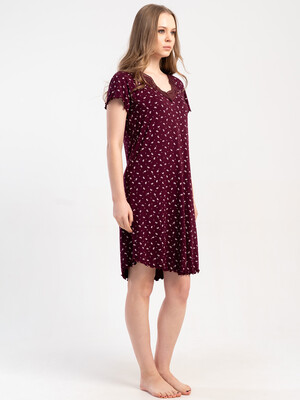 Купить Ночная сорочка из вискозы с коротким рукавом VIENETTA 5120621327 в Украина в Lingerie.ua - Одяг для дому та відпочинку, Фото 4
