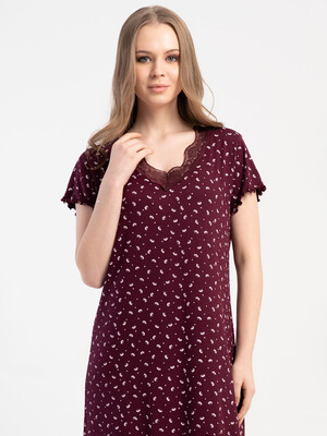 Купить Ночная сорочка из вискозы с коротким рукавом VIENETTA 5120621327 в Украина в Lingerie.ua - Одяг для дому та відпочинку, Фото 6