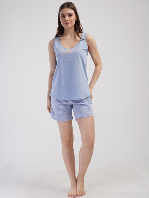 Купить Хлопковый домашний комплект из майки и шорт VIENETTA 4090411584 в Украина в Lingerie.ua - Одяг для дому та відпочинку, Фото 5