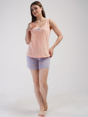 Купить Хлопковый домашний комплект из майки и шорт VIENETTA 4090411584 в Украина в Lingerie.ua - Одяг для дому та відпочинку, Фото 7