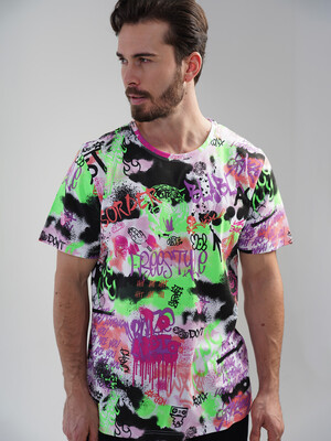 Купить Хлопковый летний костюм (футболка + капри) VIENETTA MAN 1101656062 в Украина в Lingerie.ua - Одяг для дому та відпочинку, Фото 5