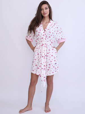 Купить Бамбуковий халат на запах LINGERIE 170867-1 в Украина в Lingerie.ua - Одяг для дому та відпочинку, Фото 4
