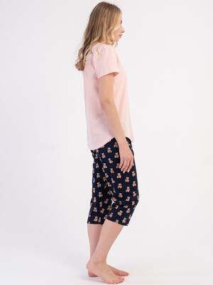 Купить Хлопковый комплект (футболка + капри) VIENETTA 6030067304 в Украина в Lingerie.ua - Одяг для дому та відпочинку, Фото 2