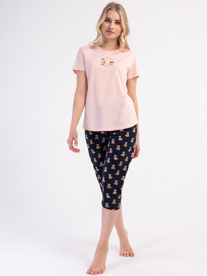 Купить Хлопковый комплект (футболка + капри) VIENETTA 6030067304 в Украина в Lingerie.ua - Одяг для дому та відпочинку, Фото 7