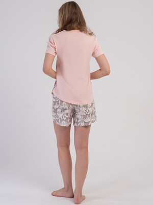 Купить Хлопковый комплект (футболка + шорты) VIENETTA 6030093843 в Украина в Lingerie.ua - Одяг для дому та відпочинку, Фото 2