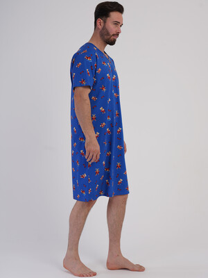 Купить Хлопковая туника мужская с коротким рукавом VIENETTA MAN 6010837353 в Украина в Lingerie.ua - Одяг для дому та відпочинку, Фото 4