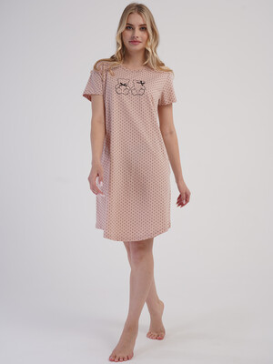 Купить Хлопковая туника с коротким рукавом VIENETTA 6010401077 в Украина в Lingerie.ua - Одяг для дому та відпочинку, Фото 6