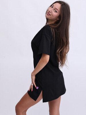 Купить Бавовняна туніка міні з коротким рукавом LINGERIE 170882 в Украина в Lingerie.ua - Одяг для дому та відпочинку, Фото 10