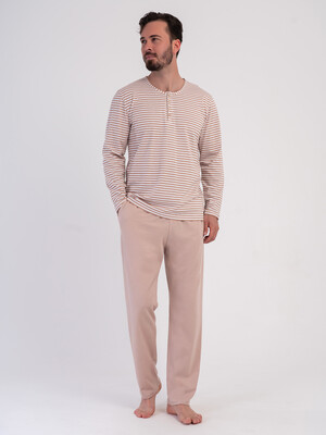 Купить Хлопковый домашний костюм (лонгслив + брюки) VIENETTA MAN 6040491967 в Украина