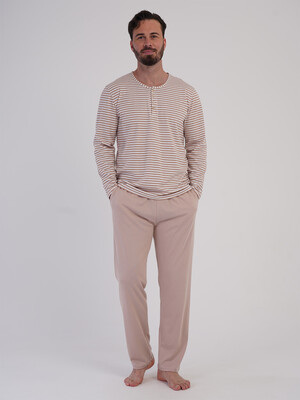 Купить Хлопковый домашний костюм (лонгслив + брюки) VIENETTA MAN 6040491967 в Украина в Lingerie.ua - Одяг для дому та відпочинку, Фото 2