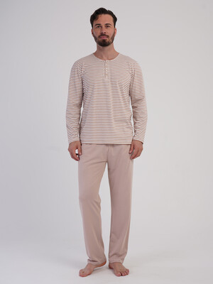 Купить Хлопковый домашний костюм (лонгслив + брюки) VIENETTA MAN 6040491967 в Украина в Lingerie.ua - Одяг для дому та відпочинку, Фото 4