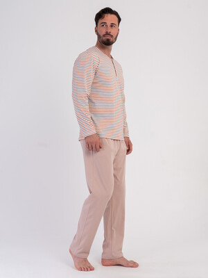 Купить Хлопковый домашний костюм (лонгслив + брюки) VIENETTA MAN 6040491967 в Украина в Lingerie.ua - Одяг для дому та відпочинку, Фото 5