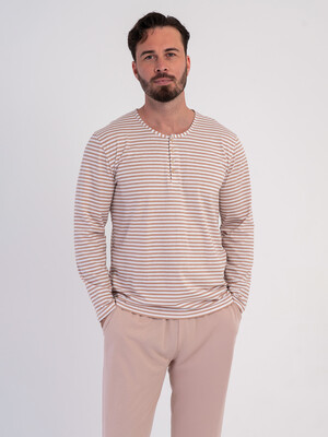 Купить Хлопковый домашний костюм (лонгслив + брюки) VIENETTA MAN 6040491967 в Украина в Lingerie.ua - Одяг для дому та відпочинку, Фото 6