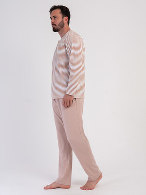 Купить Хлопковый домашний костюм (лонгслив + брюки) VIENETTA MAN 6040491967 в Украина в Lingerie.ua - Одяг для дому та відпочинку, Фото 8