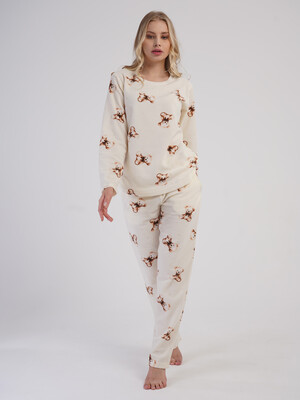 Купить Флисовый теплый домашний костюм VIENETTA 1619510002 в Украина в Lingerie.ua - Одяг для дому та відпочинку, Фото 5