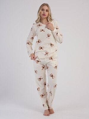 Купить Флисовый теплый домашний костюм VIENETTA 1619510002 в Украина в Lingerie.ua - Одяг для дому та відпочинку, Фото 4