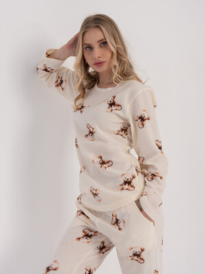 Купить Флисовый теплый домашний костюм VIENETTA 1619510002 в Украина в Lingerie.ua - Одяг для дому та відпочинку, Фото 3