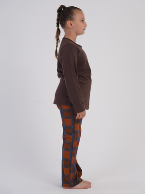 Купить Хлопковый костюм детский для дома и сна (лонгслив + брюки) VIENETTA KIDS 1619800002 в Украина в Lingerie.ua - Одяг для дому та відпочинку, Фото 2