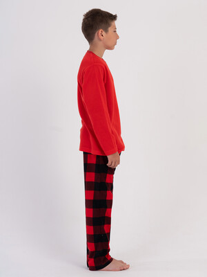 Купить Дитячий флісовий комплект (світшот + штани) VIENETTA KIDS 1619310002 в Украина в Lingerie.ua - Одяг для дому та відпочинку, Фото 4